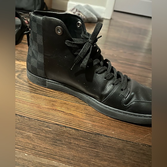 Louis Vuitton,Pre-owned Trainer Sneaker Boot High Leather High Trainers In Black - Picture 4 of 8